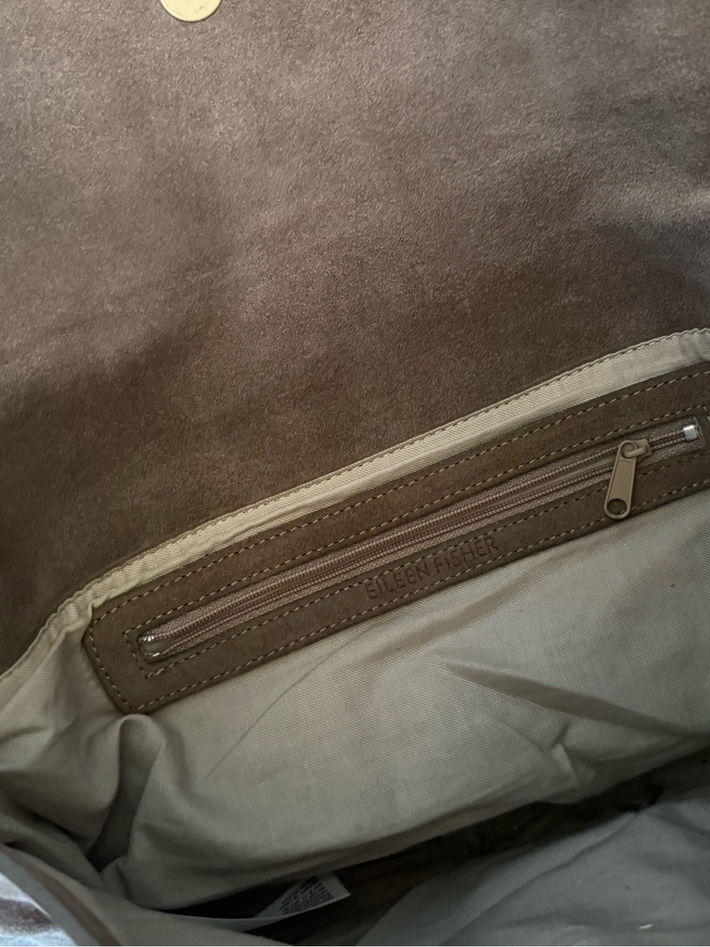 Eileen fisher suede purse - Picture 5 of 10